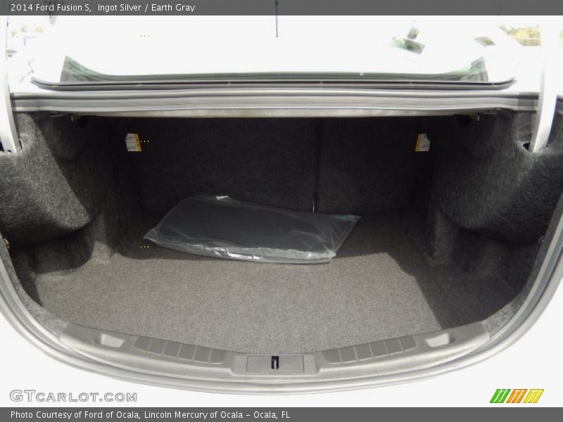 Ingot Silver / Earth Gray 2014 Ford Fusion S