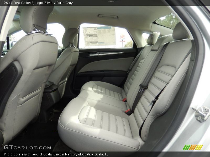 Ingot Silver / Earth Gray 2014 Ford Fusion S