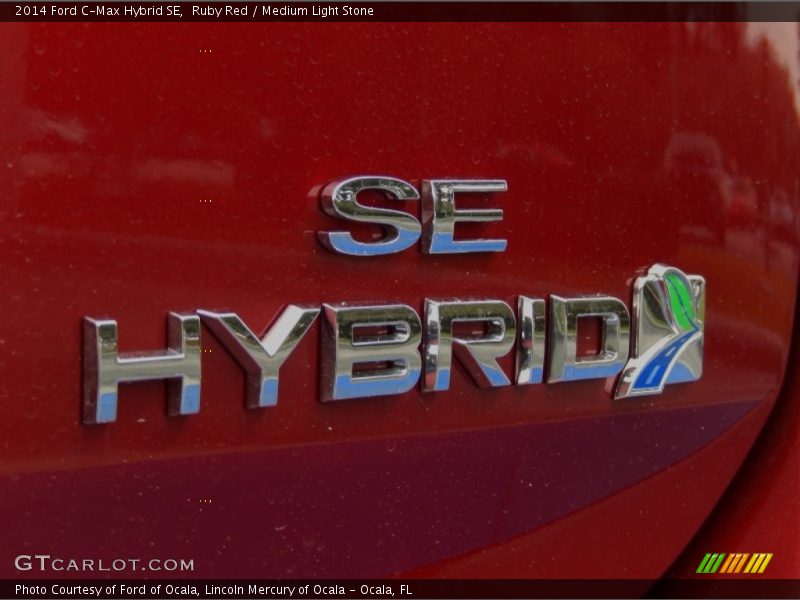 Ruby Red / Medium Light Stone 2014 Ford C-Max Hybrid SE