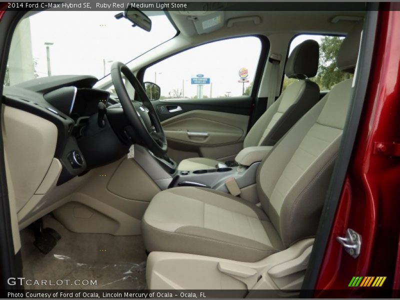 Ruby Red / Medium Light Stone 2014 Ford C-Max Hybrid SE