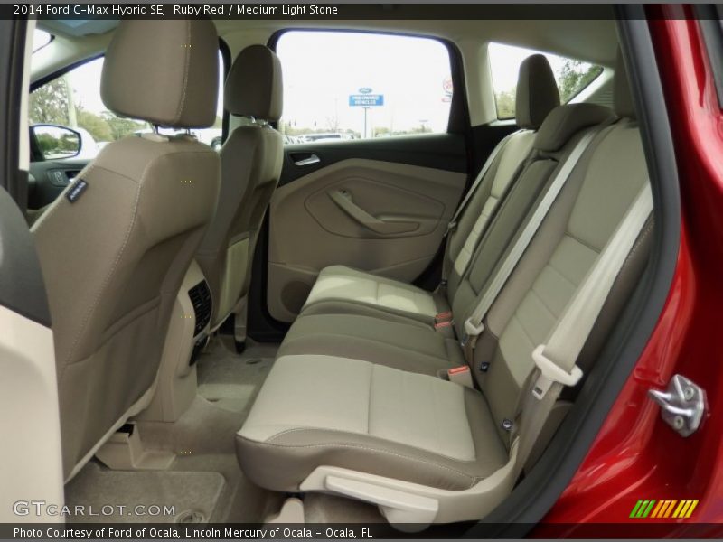 Ruby Red / Medium Light Stone 2014 Ford C-Max Hybrid SE