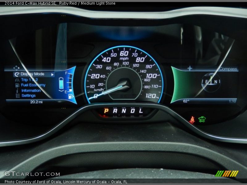Ruby Red / Medium Light Stone 2014 Ford C-Max Hybrid SE