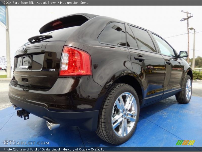 Kodiak Brown / Medium Light Stone 2014 Ford Edge SEL