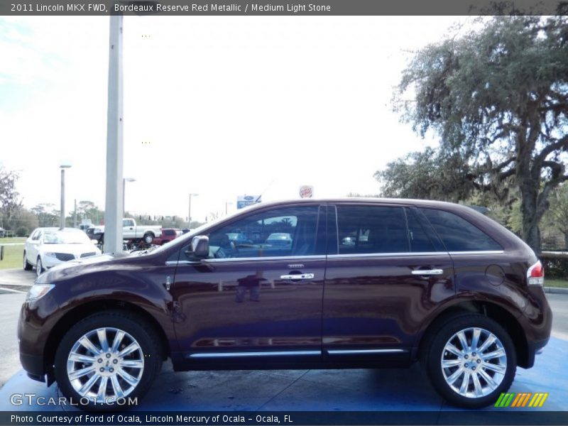 Bordeaux Reserve Red Metallic / Medium Light Stone 2011 Lincoln MKX FWD