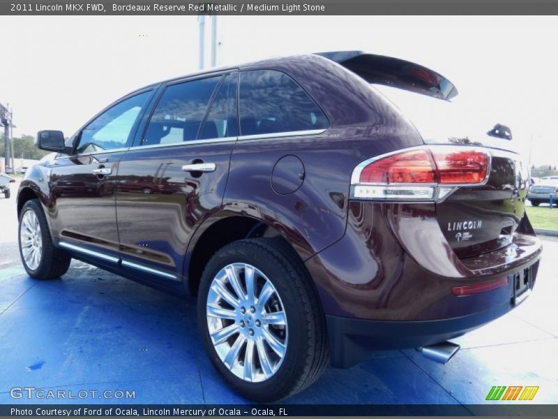 Bordeaux Reserve Red Metallic / Medium Light Stone 2011 Lincoln MKX FWD