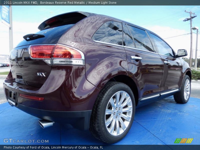 Bordeaux Reserve Red Metallic / Medium Light Stone 2011 Lincoln MKX FWD