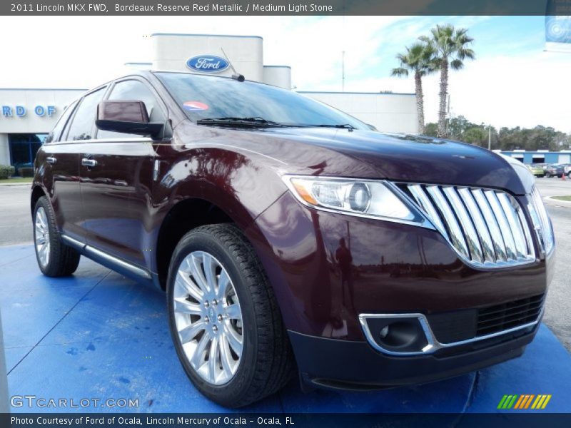 Bordeaux Reserve Red Metallic / Medium Light Stone 2011 Lincoln MKX FWD