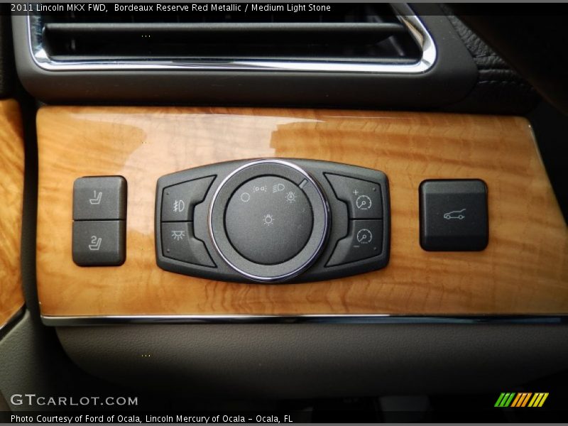 Controls of 2011 MKX FWD