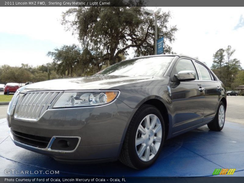 Sterling Grey Metallic / Light Camel 2011 Lincoln MKZ FWD