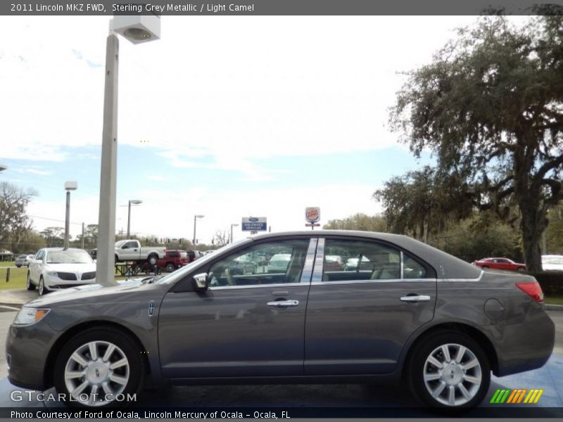 Sterling Grey Metallic / Light Camel 2011 Lincoln MKZ FWD