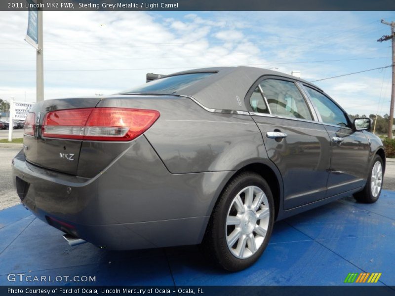 Sterling Grey Metallic / Light Camel 2011 Lincoln MKZ FWD