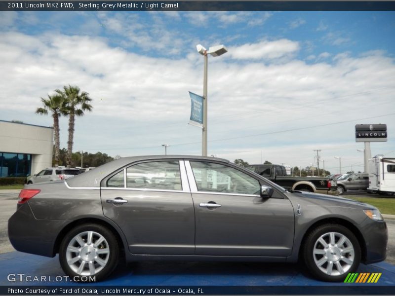 Sterling Grey Metallic / Light Camel 2011 Lincoln MKZ FWD