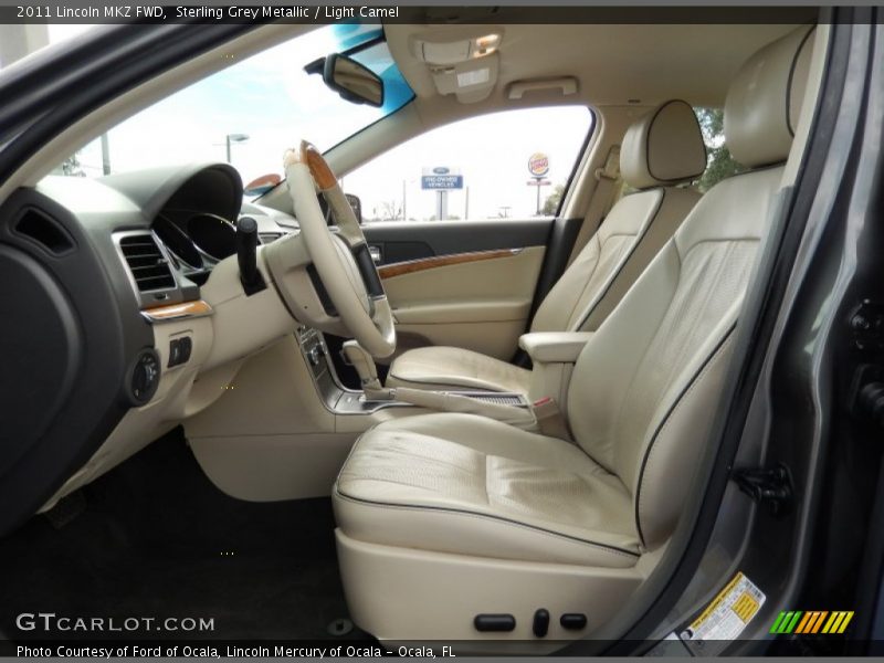 Sterling Grey Metallic / Light Camel 2011 Lincoln MKZ FWD