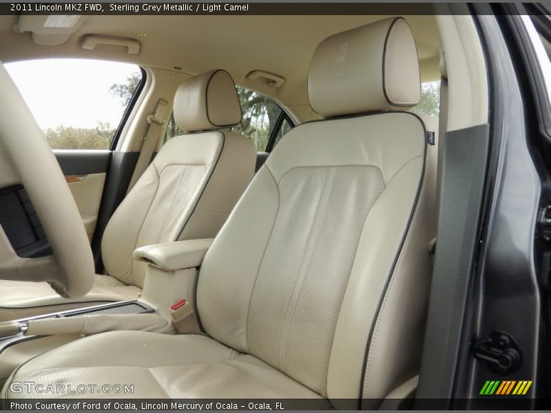 Sterling Grey Metallic / Light Camel 2011 Lincoln MKZ FWD