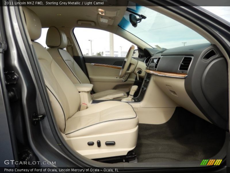 Sterling Grey Metallic / Light Camel 2011 Lincoln MKZ FWD