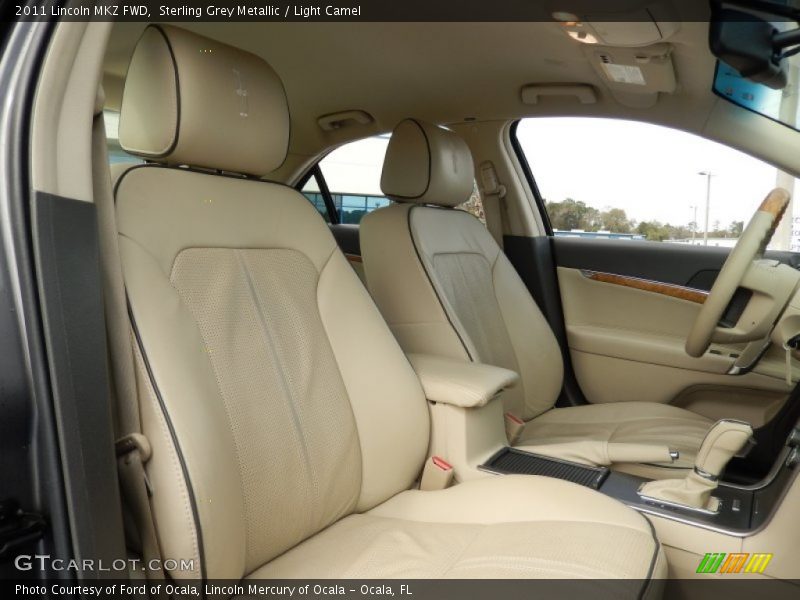 Sterling Grey Metallic / Light Camel 2011 Lincoln MKZ FWD