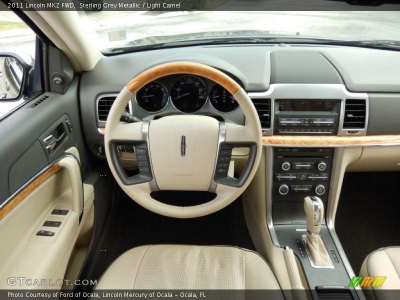 Sterling Grey Metallic / Light Camel 2011 Lincoln MKZ FWD