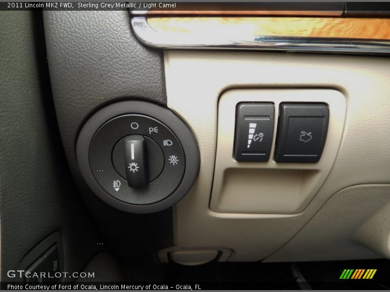 Sterling Grey Metallic / Light Camel 2011 Lincoln MKZ FWD