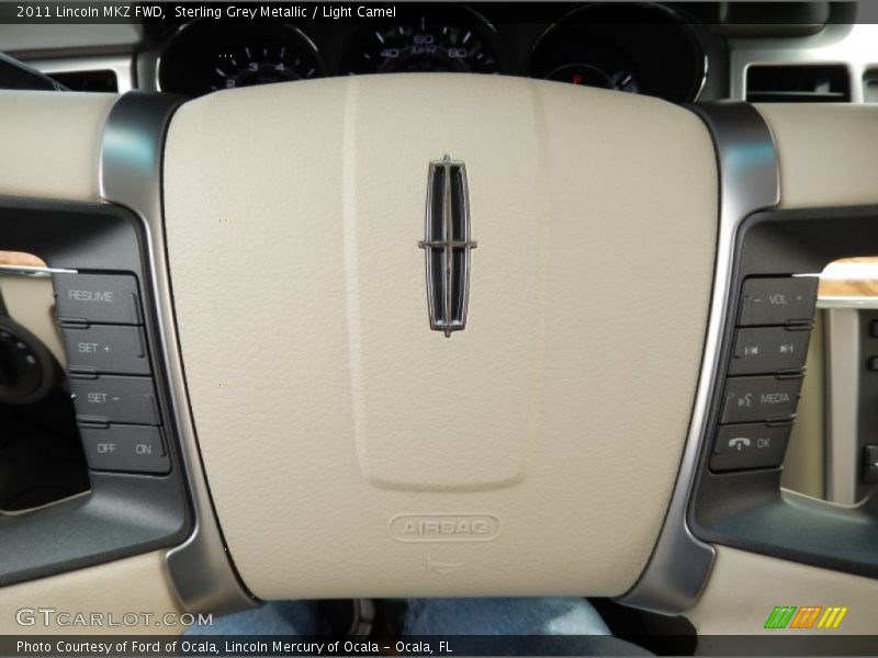 Sterling Grey Metallic / Light Camel 2011 Lincoln MKZ FWD