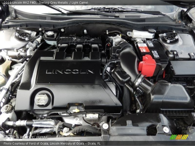 Sterling Grey Metallic / Light Camel 2011 Lincoln MKZ FWD