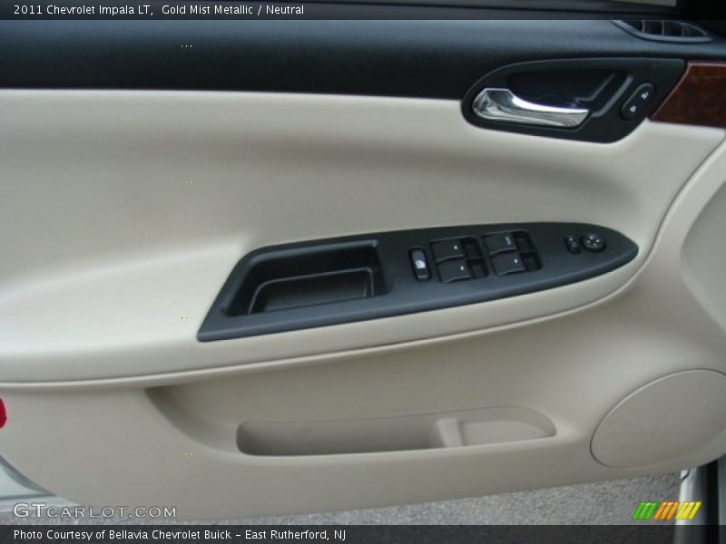 Gold Mist Metallic / Neutral 2011 Chevrolet Impala LT