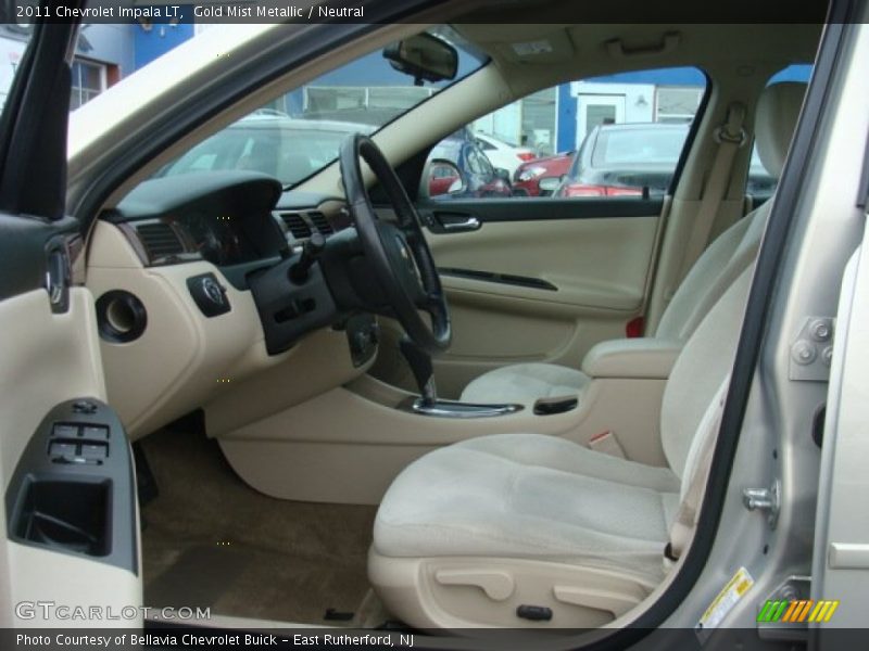 Gold Mist Metallic / Neutral 2011 Chevrolet Impala LT