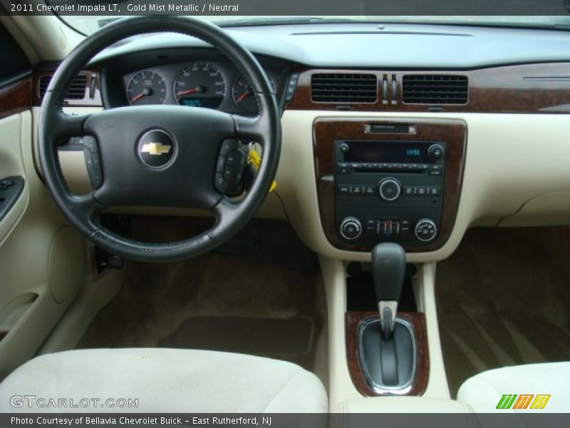 Gold Mist Metallic / Neutral 2011 Chevrolet Impala LT