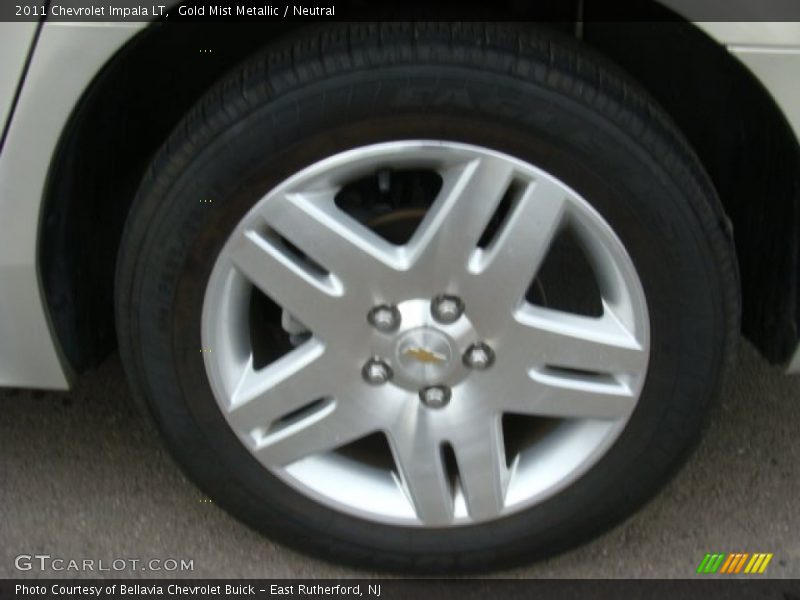 Gold Mist Metallic / Neutral 2011 Chevrolet Impala LT