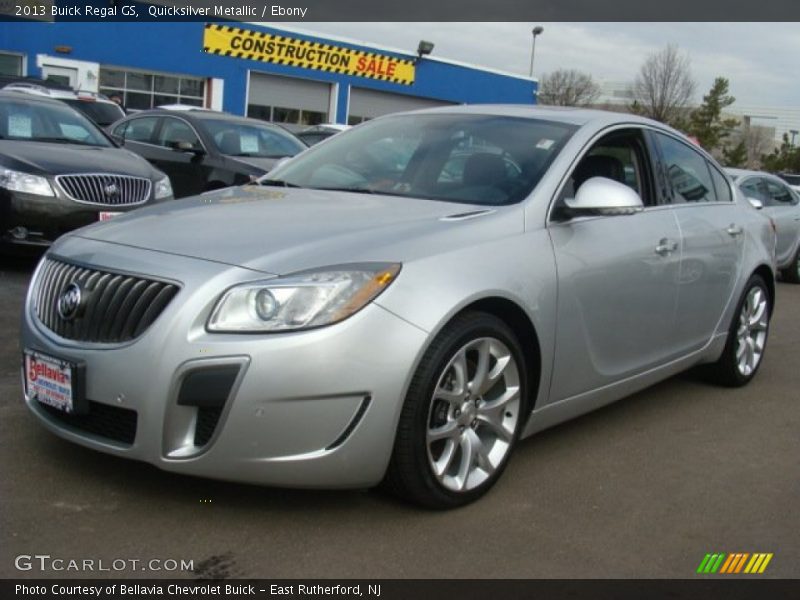 Quicksilver Metallic / Ebony 2013 Buick Regal GS