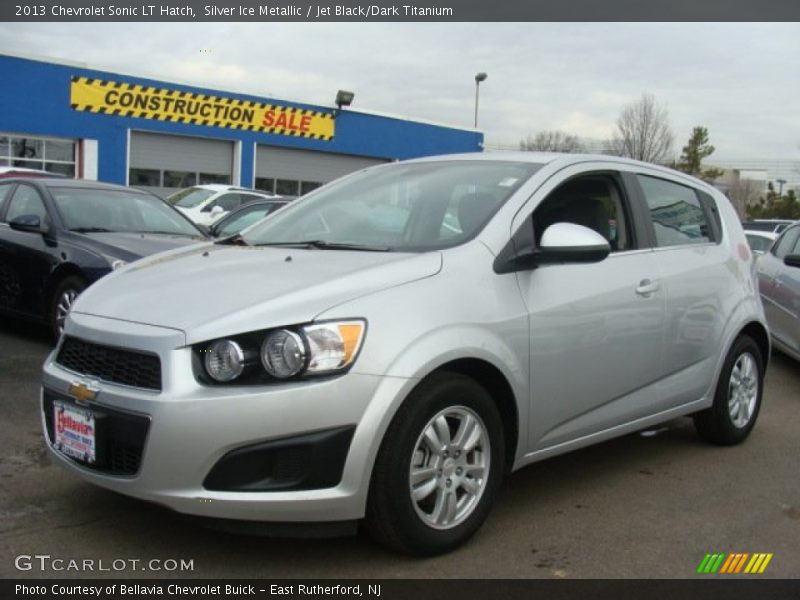 Silver Ice Metallic / Jet Black/Dark Titanium 2013 Chevrolet Sonic LT Hatch