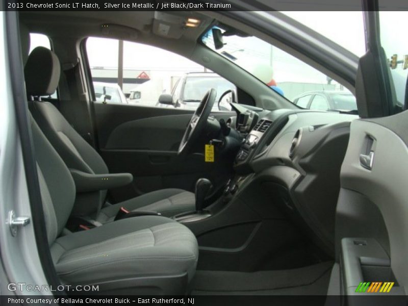 Silver Ice Metallic / Jet Black/Dark Titanium 2013 Chevrolet Sonic LT Hatch