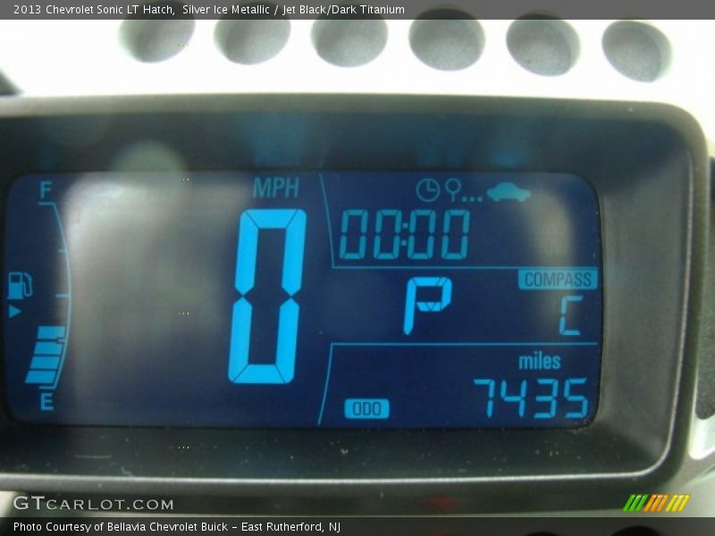 Silver Ice Metallic / Jet Black/Dark Titanium 2013 Chevrolet Sonic LT Hatch