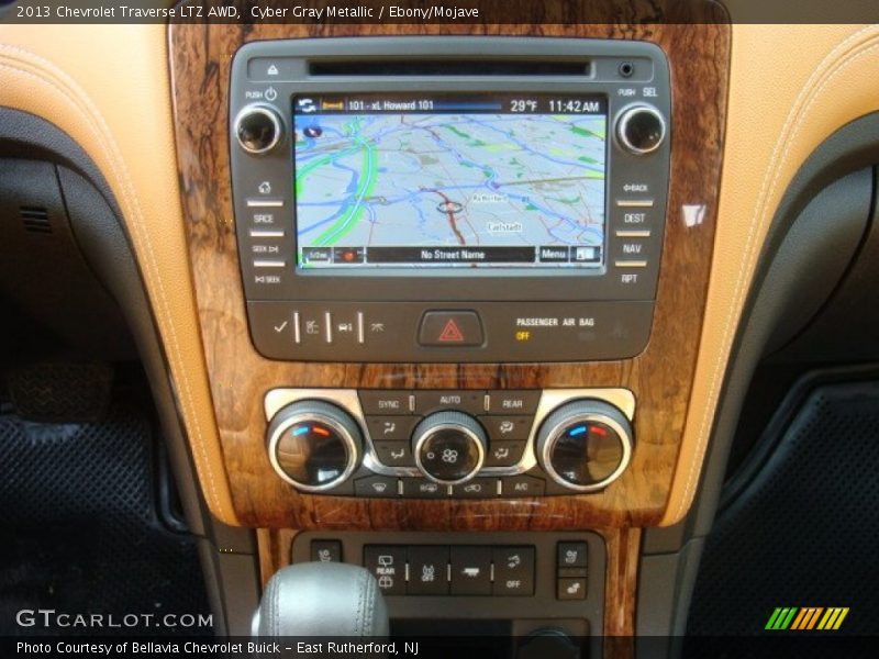 Cyber Gray Metallic / Ebony/Mojave 2013 Chevrolet Traverse LTZ AWD