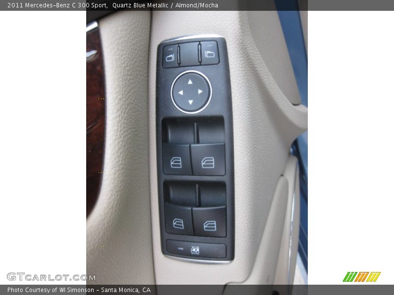 Quartz Blue Metallic / Almond/Mocha 2011 Mercedes-Benz C 300 Sport