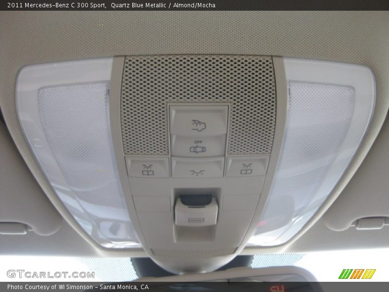 Quartz Blue Metallic / Almond/Mocha 2011 Mercedes-Benz C 300 Sport