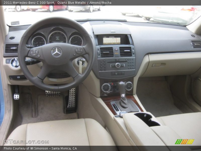 Quartz Blue Metallic / Almond/Mocha 2011 Mercedes-Benz C 300 Sport