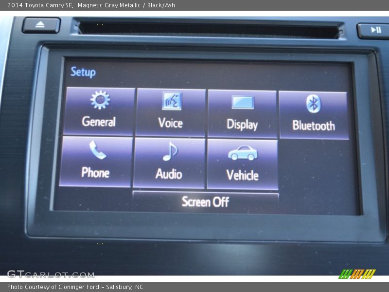 Magnetic Gray Metallic / Black/Ash 2014 Toyota Camry SE