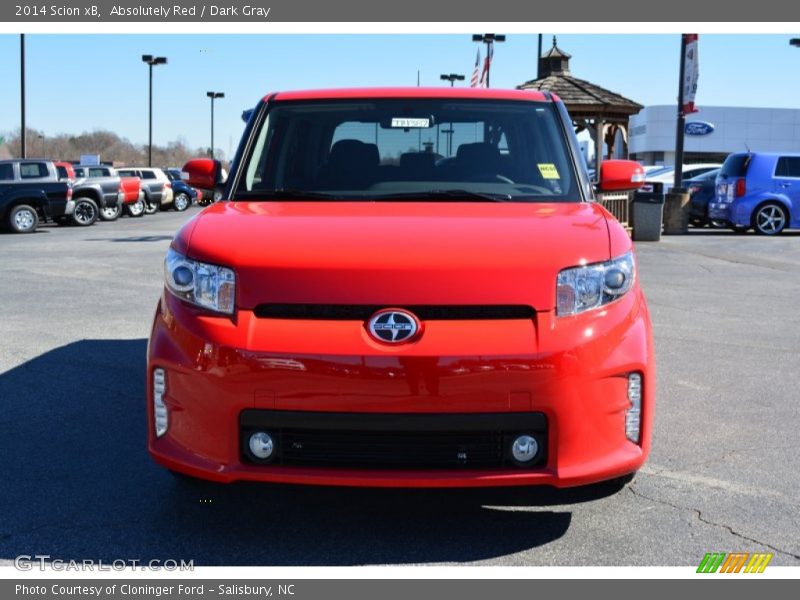 Absolutely Red / Dark Gray 2014 Scion xB