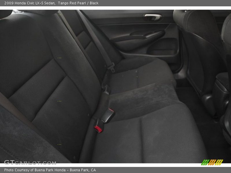 Tango Red Pearl / Black 2009 Honda Civic LX-S Sedan