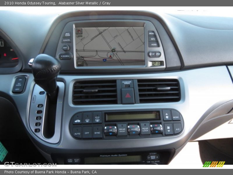 Alabaster Silver Metallic / Gray 2010 Honda Odyssey Touring
