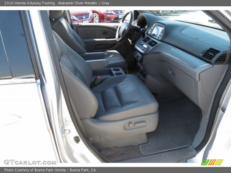 Alabaster Silver Metallic / Gray 2010 Honda Odyssey Touring
