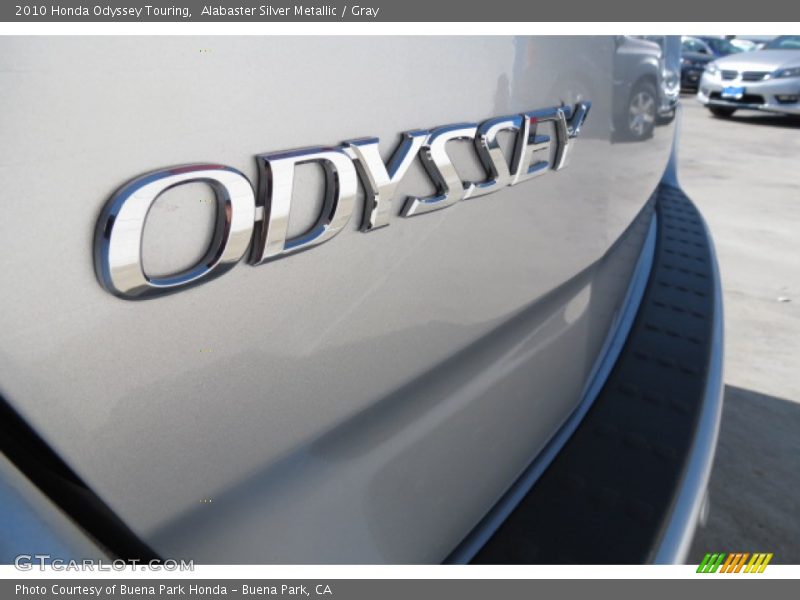Alabaster Silver Metallic / Gray 2010 Honda Odyssey Touring