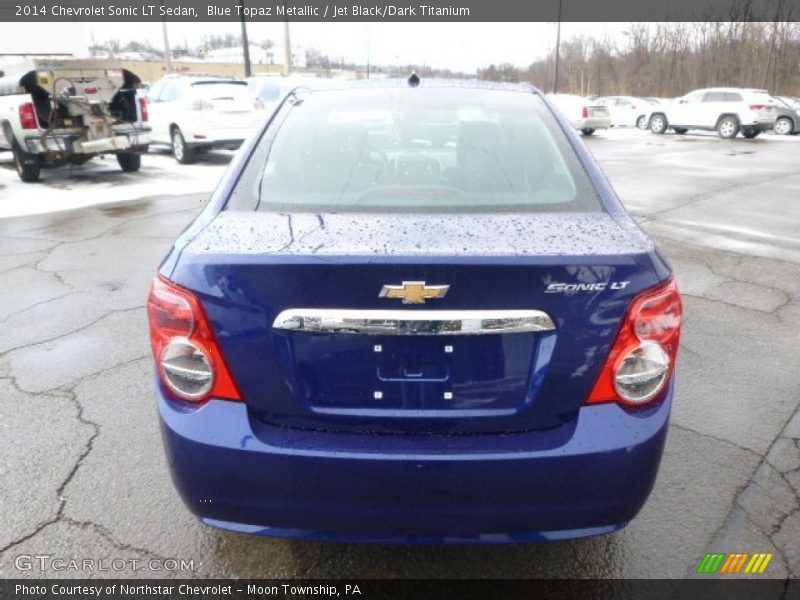 Blue Topaz Metallic / Jet Black/Dark Titanium 2014 Chevrolet Sonic LT Sedan