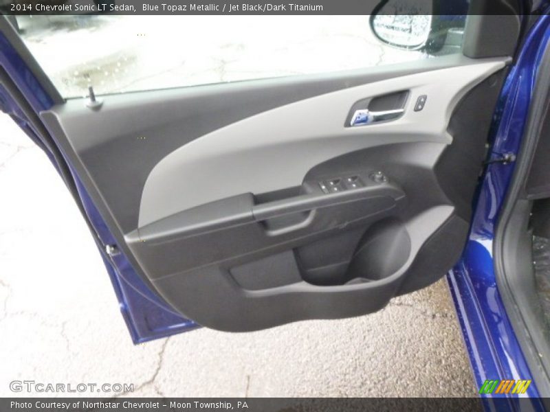 Blue Topaz Metallic / Jet Black/Dark Titanium 2014 Chevrolet Sonic LT Sedan