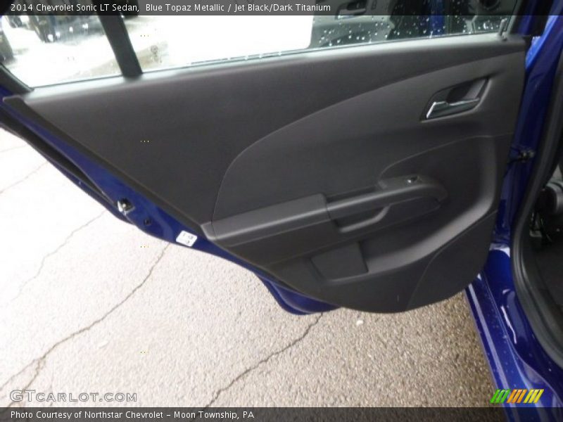 Blue Topaz Metallic / Jet Black/Dark Titanium 2014 Chevrolet Sonic LT Sedan