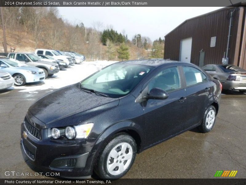 Black Granite Metallic / Jet Black/Dark Titanium 2014 Chevrolet Sonic LS Sedan