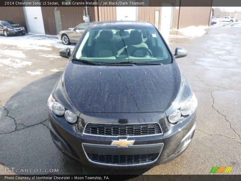 Black Granite Metallic / Jet Black/Dark Titanium 2014 Chevrolet Sonic LS Sedan