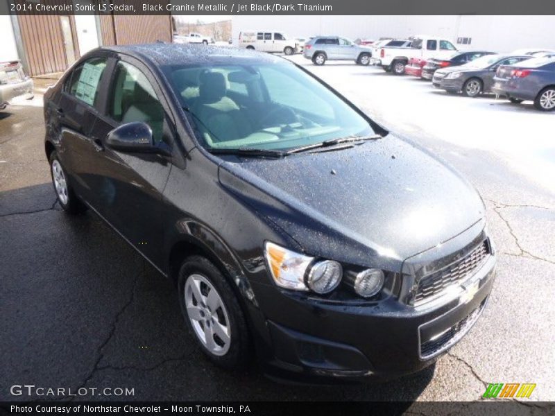 Black Granite Metallic / Jet Black/Dark Titanium 2014 Chevrolet Sonic LS Sedan