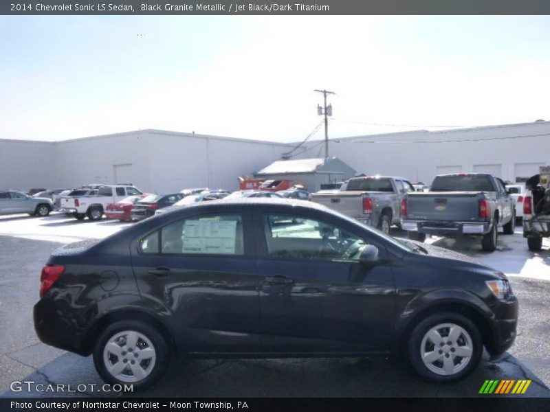 Black Granite Metallic / Jet Black/Dark Titanium 2014 Chevrolet Sonic LS Sedan
