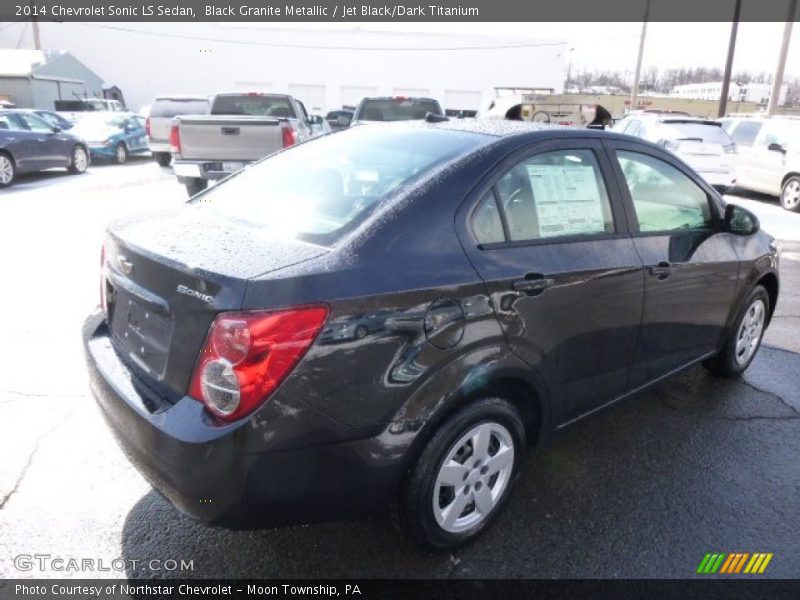 Black Granite Metallic / Jet Black/Dark Titanium 2014 Chevrolet Sonic LS Sedan